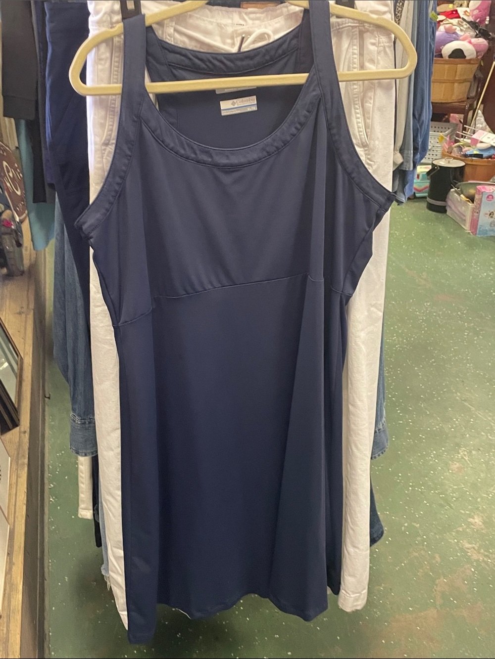 Columbia Navy Athletic Tank Dress